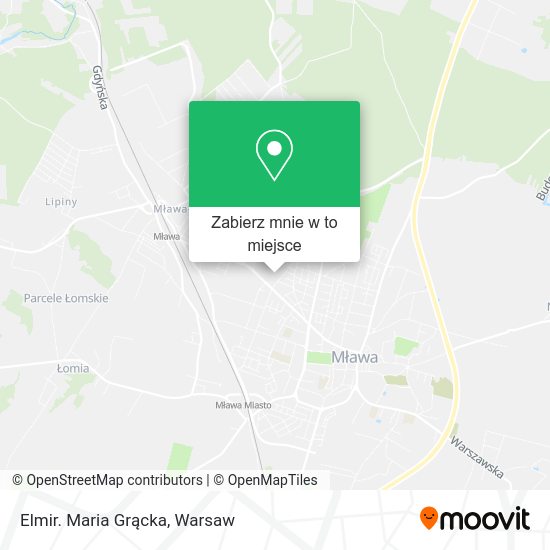 Mapa Elmir. Maria Grącka