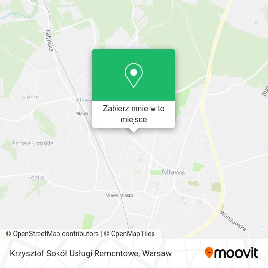 Mapa Krzysztof Sokół Usługi Remontowe