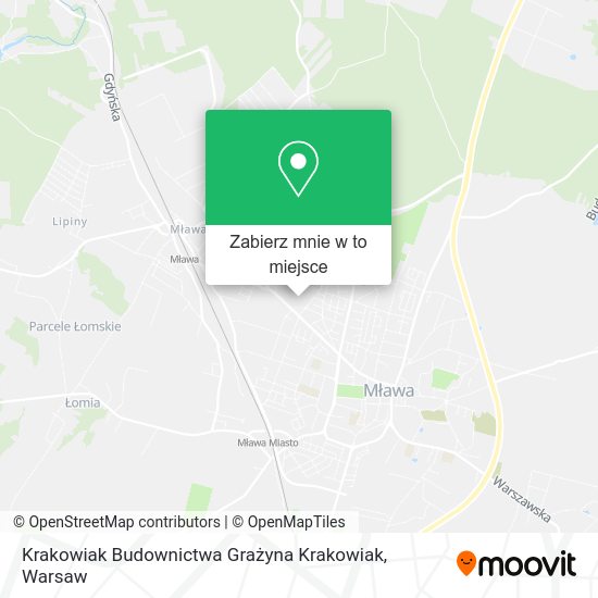 Mapa Krakowiak Budownictwa Grażyna Krakowiak