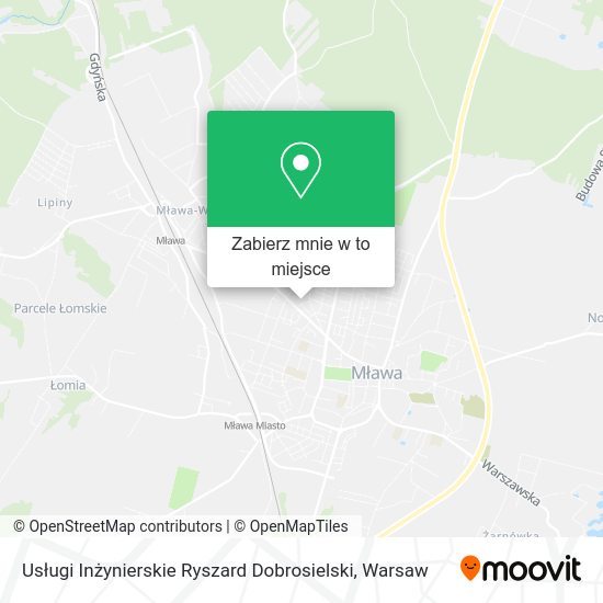 Mapa Usługi Inżynierskie Ryszard Dobrosielski