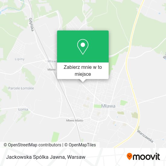 Mapa Jackowska Spólka Jawna