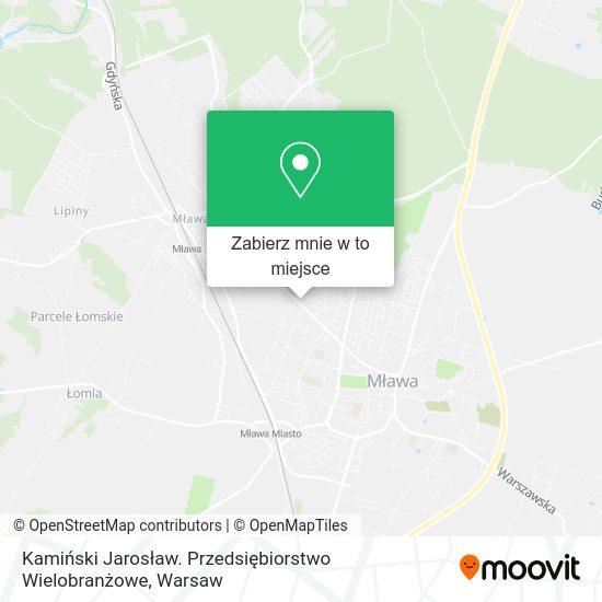 Mapa Kamiński Jarosław. Przedsiębiorstwo Wielobranżowe