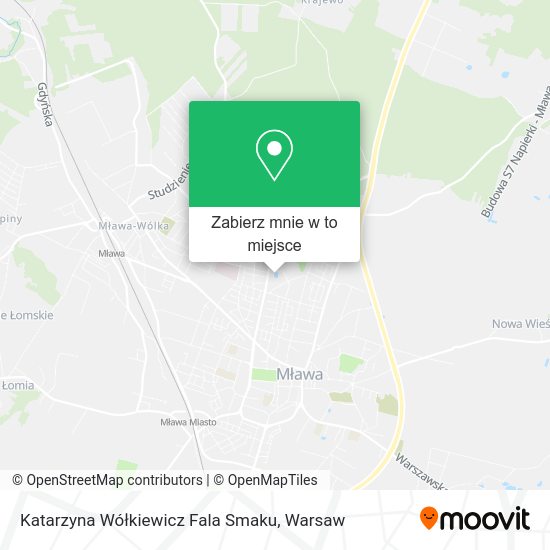 Mapa Katarzyna Wółkiewicz Fala Smaku