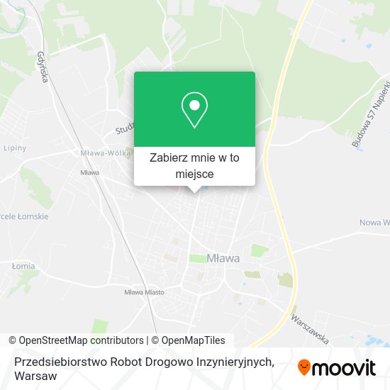 Mapa Przedsiebiorstwo Robot Drogowo Inzynieryjnych