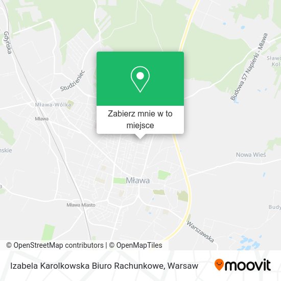 Mapa Izabela Karolkowska Biuro Rachunkowe