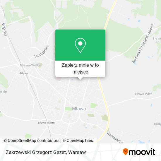 Mapa Zakrzewski Grzegorz Gezet