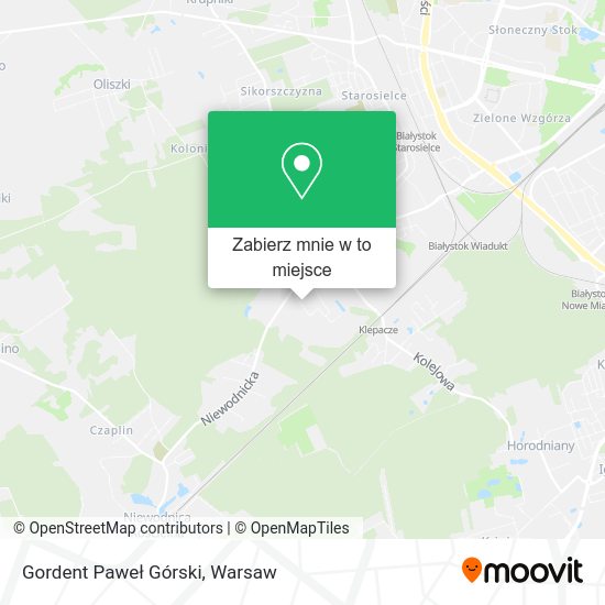 Mapa Gordent Paweł Górski