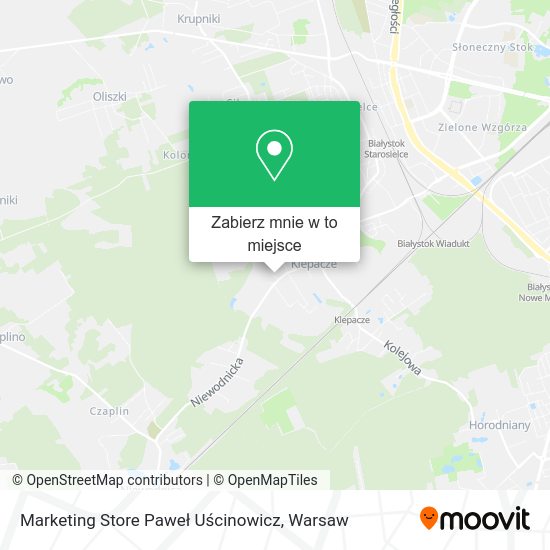 Mapa Marketing Store Paweł Uścinowicz