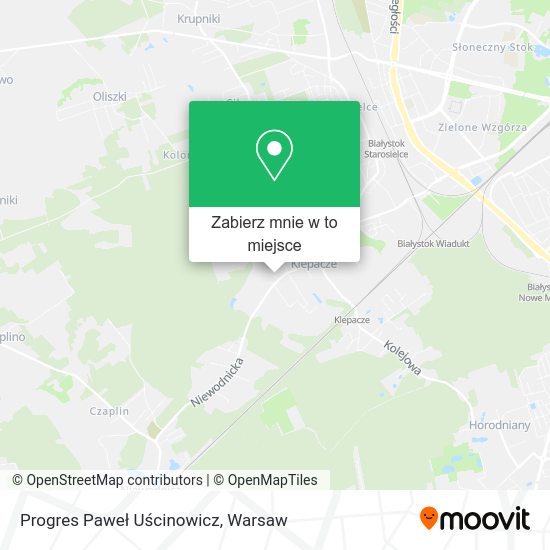 Mapa Progres Paweł Uścinowicz