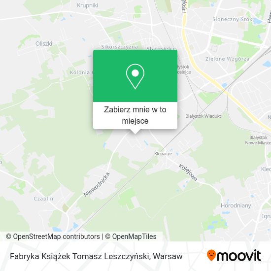 Mapa Fabryka Książek Tomasz Leszczyński