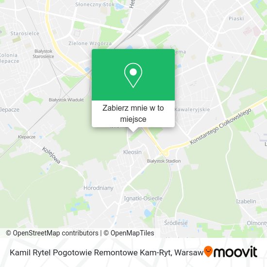 Mapa Kamil Rytel Pogotowie Remontowe Kam-Ryt