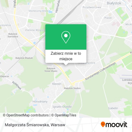 Mapa Małgorzata Śmiarowska