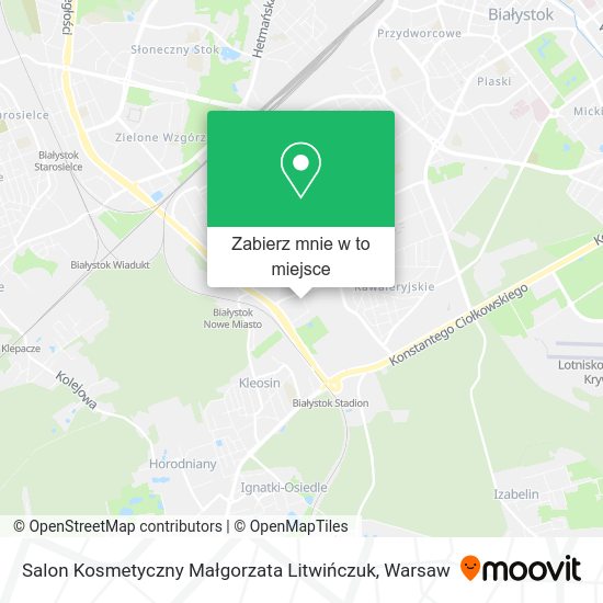 Mapa Salon Kosmetyczny Małgorzata Litwińczuk