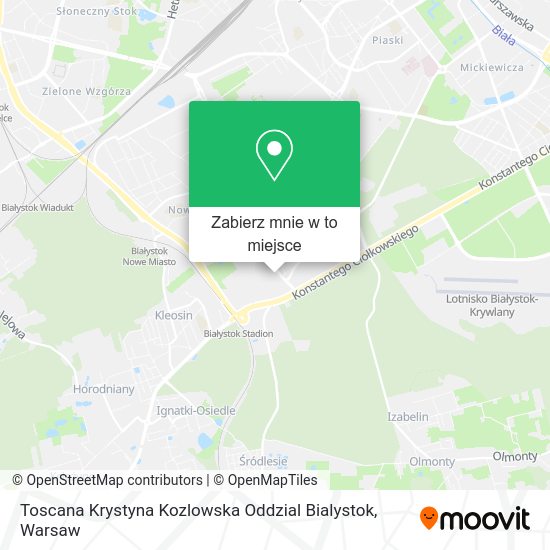 Mapa Toscana Krystyna Kozlowska Oddzial Bialystok