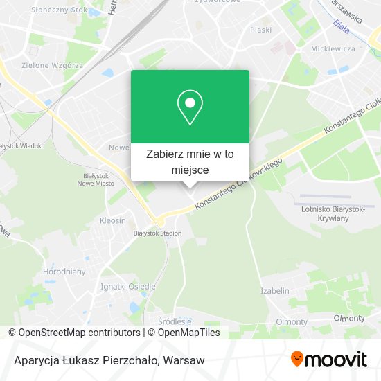 Mapa Aparycja Łukasz Pierzchało