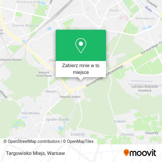 Mapa Targowisko Miejs