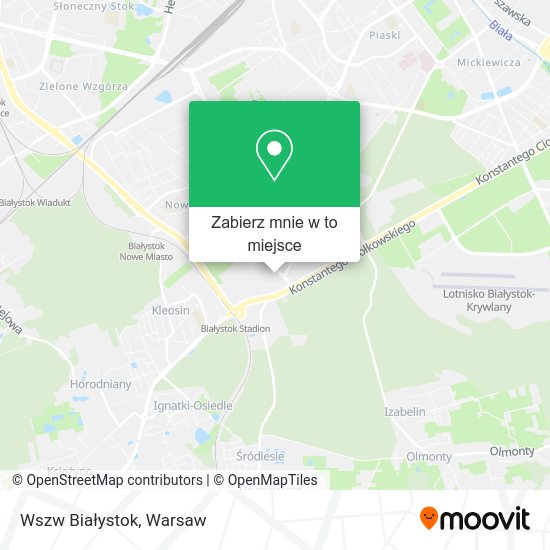 Mapa Wszw Białystok