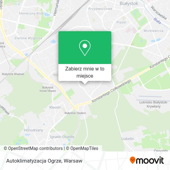 Mapa Autoklimatyzacja Ogrze