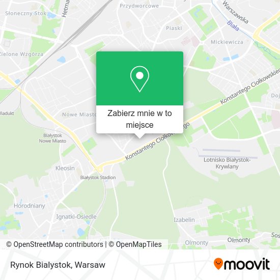 Mapa Rynok Bialystok