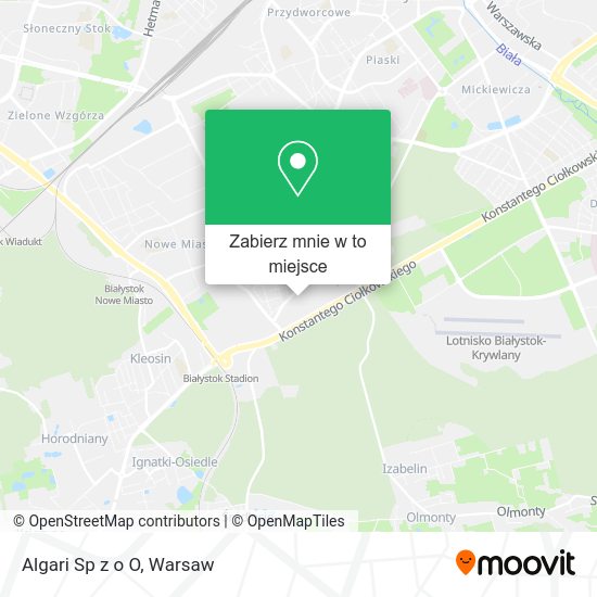 Mapa Algari Sp z o O