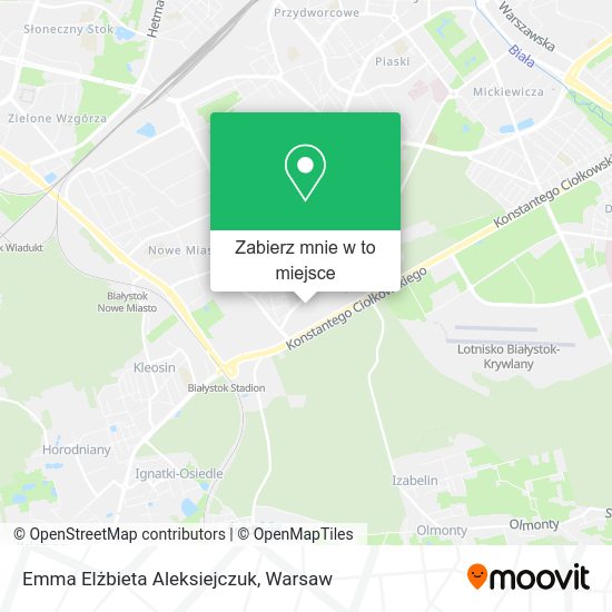 Mapa Emma Elżbieta Aleksiejczuk