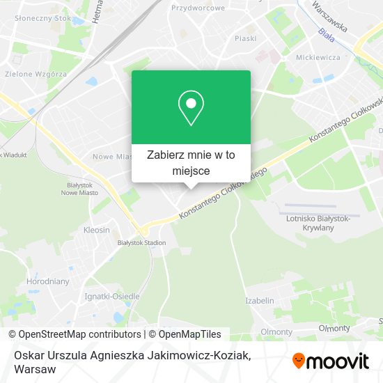 Mapa Oskar Urszula Agnieszka Jakimowicz-Koziak