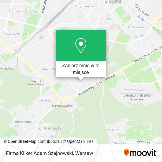 Mapa Firma Kliker Adam Szejnowski