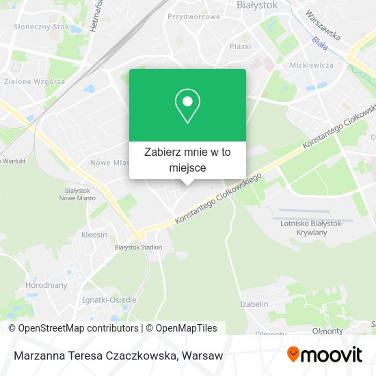 Mapa Marzanna Teresa Czaczkowska