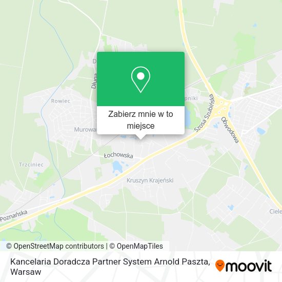 Mapa Kancelaria Doradcza Partner System Arnold Paszta