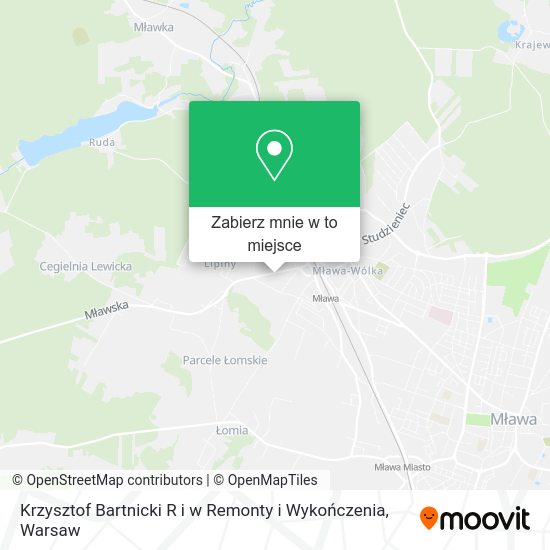 Mapa Krzysztof Bartnicki R i w Remonty i Wykończenia