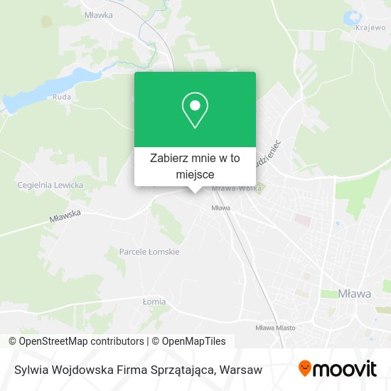 Mapa Sylwia Wojdowska Firma Sprzątająca