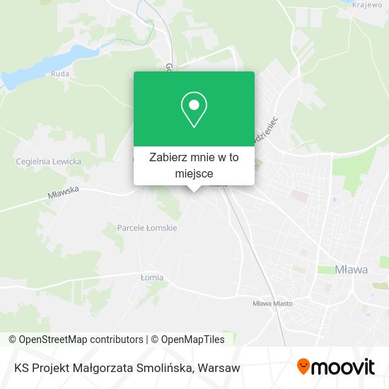 Mapa KS Projekt Małgorzata Smolińska