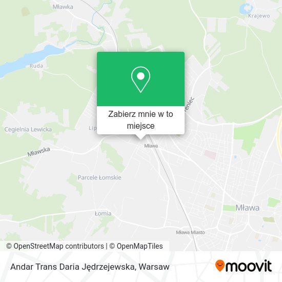 Mapa Andar Trans Daria Jędrzejewska