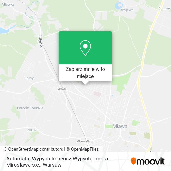 Mapa Automatic Wypych Ireneusz Wypych Dorota Mirosława s.c.