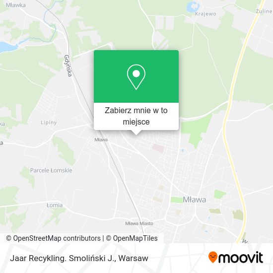 Mapa Jaar Recykling. Smoliński J.