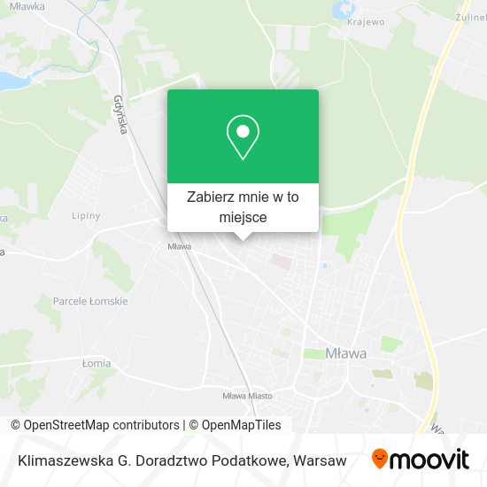 Mapa Klimaszewska G. Doradztwo Podatkowe