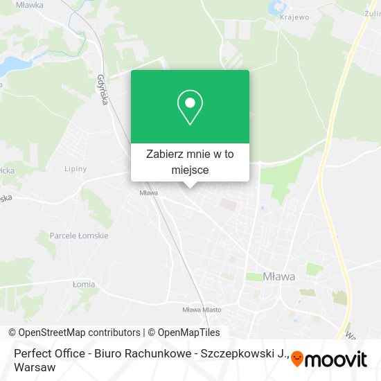 Mapa Perfect Office - Biuro Rachunkowe - Szczepkowski J.