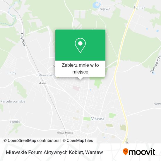 Mapa Mławskie Forum Aktywnych Kobiet