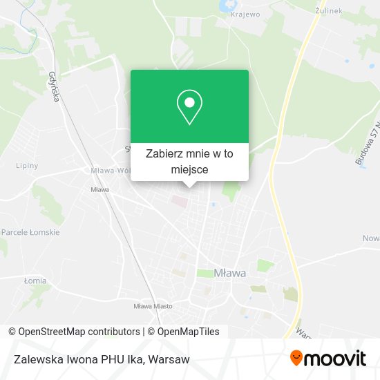 Mapa Zalewska Iwona PHU Ika