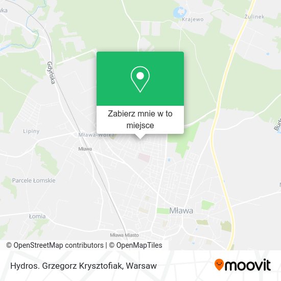 Mapa Hydros. Grzegorz Krysztofiak