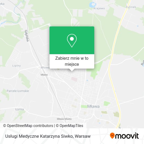 Mapa Usługi Medyczne Katarzyna Siwko