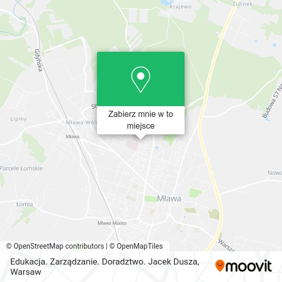 Mapa Edukacja. Zarządzanie. Doradztwo. Jacek Dusza