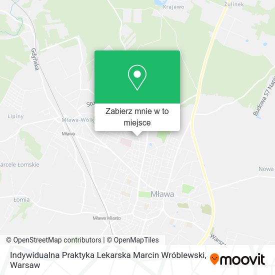 Mapa Indywidualna Praktyka Lekarska Marcin Wróblewski