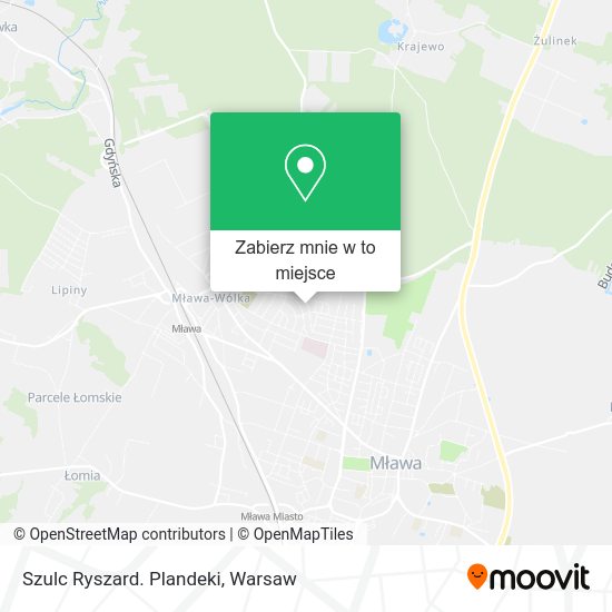 Mapa Szulc Ryszard. Plandeki