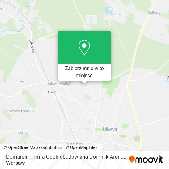 Mapa Domaren - Firma Ogólnobudowlana Dominik Arendt