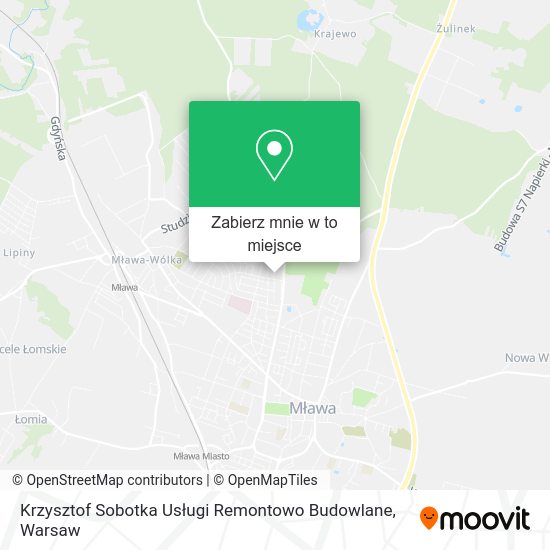 Mapa Krzysztof Sobotka Usługi Remontowo Budowlane