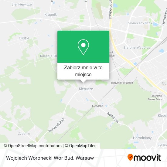 Mapa Wojciech Woronecki Wor Bud