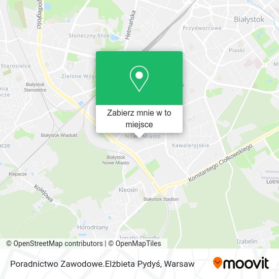 Mapa Poradnictwo Zawodowe.Elżbieta Pydyś