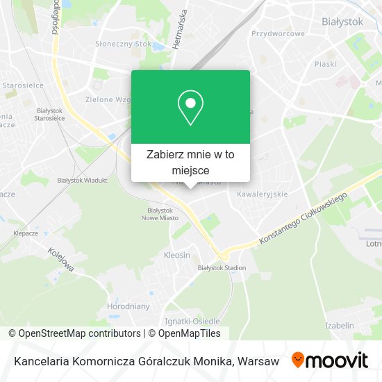 Mapa Kancelaria Komornicza Góralczuk Monika