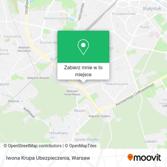 Mapa Iwona Krupa Ubezpieczenia